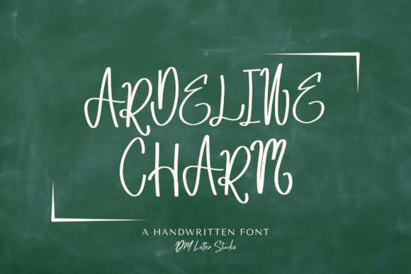 Ardeline Charm: The Handwritten Script Font for Campaign Clarity