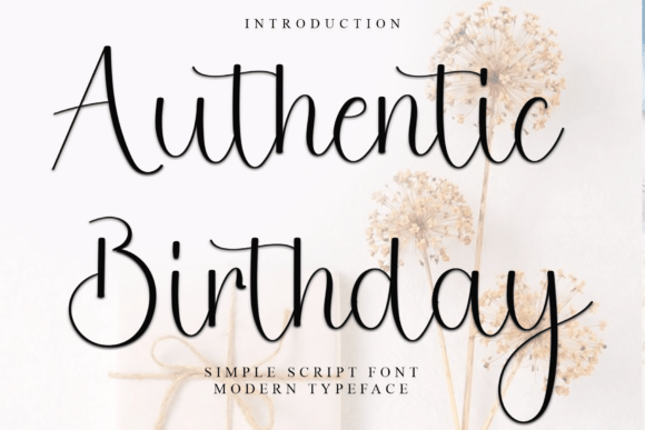 Authentic Birthday Typeface: Elevate Your Brand’s Festive Identity