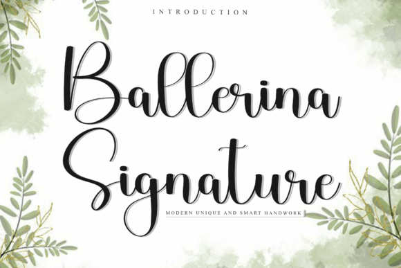 Ballerina Signature: A Designer’s Take on Modern Calligraphy