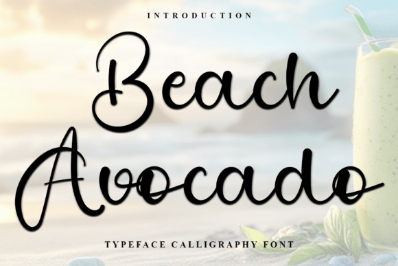 Beach Avocado: The Festive Typeface for Holiday Campaigns