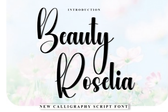 Beauty Roselia: A Festive Typeface Review for Holiday Branding