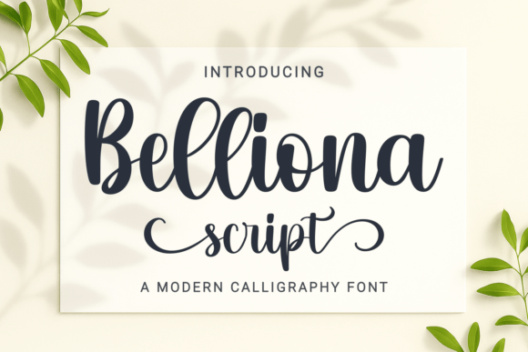Belliona: A Script Font for Modern Web Design
