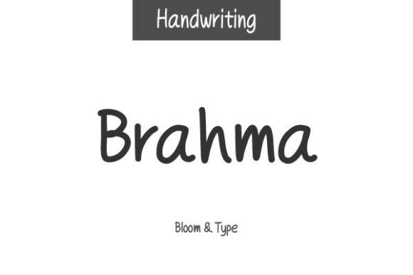 Brahma: A Playful Handwritten Font for Authentic Brand Identity