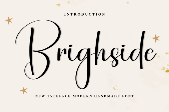 Brighside Typeface: A Festive Touch for Editorial Design