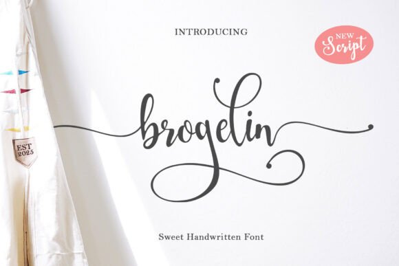 Brogelin: A Creative Handwritten Typeface for Bold Campaigns