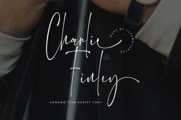 Charlie Finley: A Handwritten Script Font for Modern Brand Identity