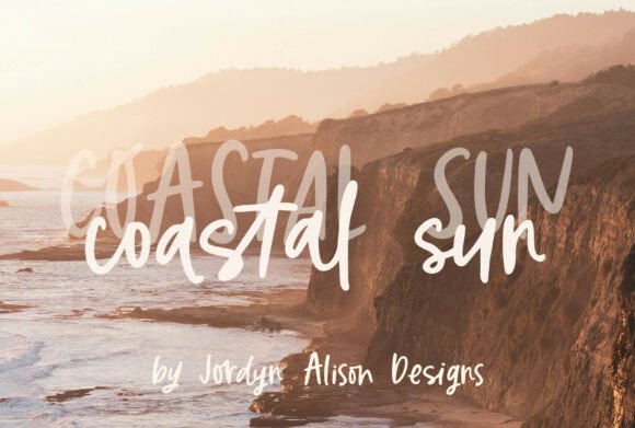 Coastal Sun Typeface: Elevate Your Brand with Relaxed Handwritten Style