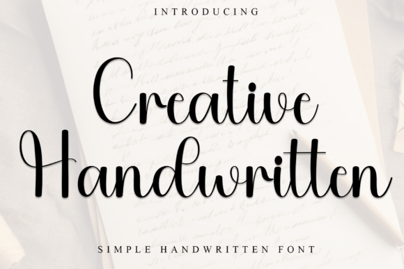 Creative Handwritten: A Festive Typeface for Modern Web Design