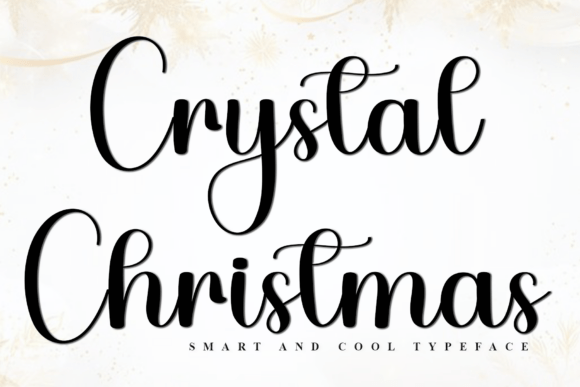 Crystal Christmas: A Festive Typeface for Editorial Design