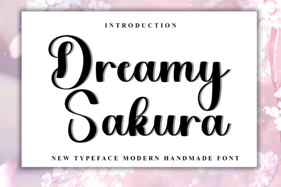 Dreamy Sakura: The Creative Font for Scroll-Stopping Visuals