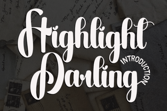 Highlight Darling: The Script Font That Elevates Social Campaigns