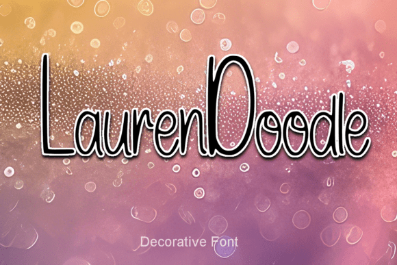 Laurendoodle: A Captivating Script Font for Handmade Brands