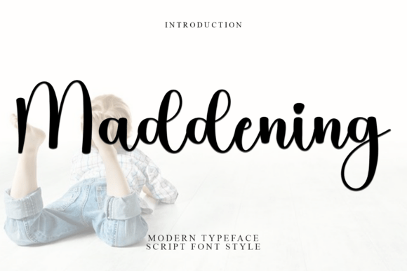 Maddening Typeface: Elevate Handmade Brand Identity