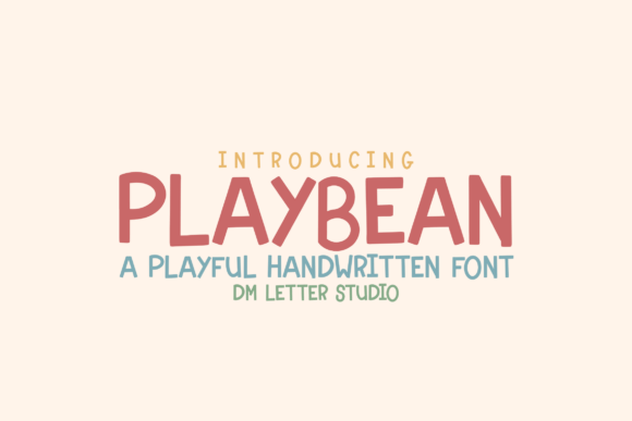 Playbean: A Playful Handwritten Font for Modern Web Design