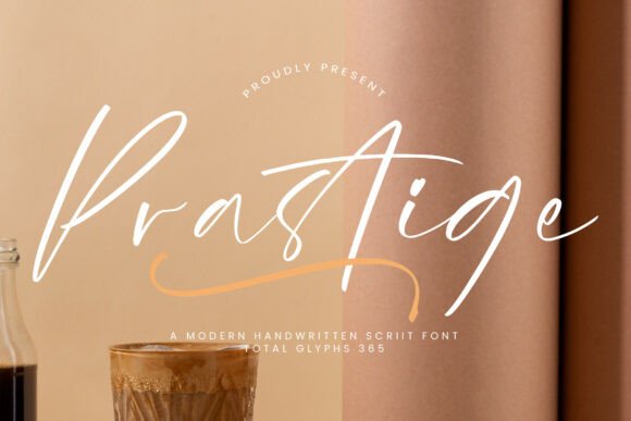 Prastige Typeface: Elevating Handmade Brand Identity