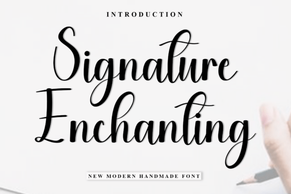 Signature Enchanting: The Modern Handmade Calligraphy Font for Scroll-Stopping Campaigns