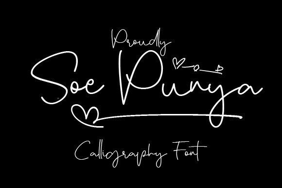 Soe Punya: A Joyful Script Font for Handmade Brands