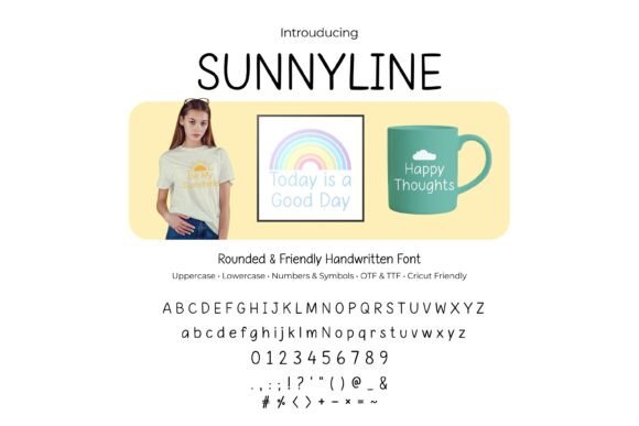 Sunnyline: The Handwritten Typeface for Cheerful Branding