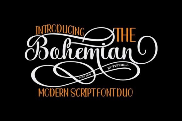 The Bohemian Duo: Elevating Editorial Design with Modern Script Typography