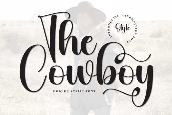 The Cowboy: A Modern Script Typeface for Handmade Branding